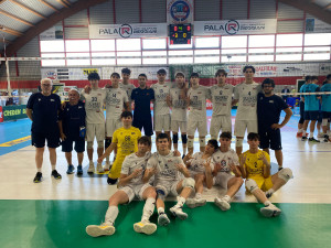 Consar Ravenna festeggia la vittoria su Cisterna Volley