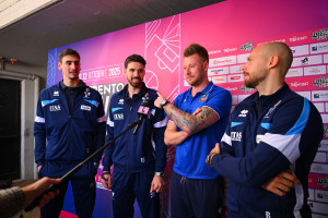 Alessandro Michieletto, Daniele Lavia, Ivan Zaytsev e Riccardo Sbertoli