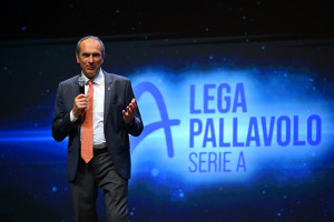 Il Presidente della Lega Pallavolo Serie A, Massimo Righi