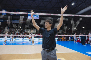 Andrea Dallavalle medaglia ai Mondiali di Tokyo 2025 omaggiato dal PalabancaSport