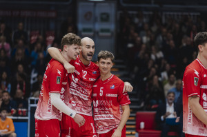 Esultanza Gas Sales Bluenergy Volley Piacenza