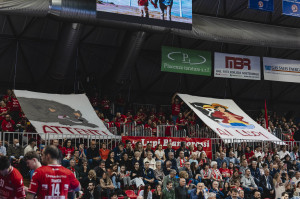 La curva dei Lupi Biancorossi