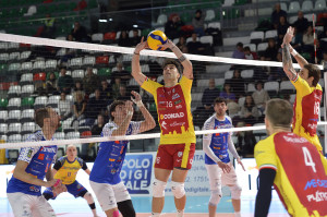 Mattia Catellani in palleggio