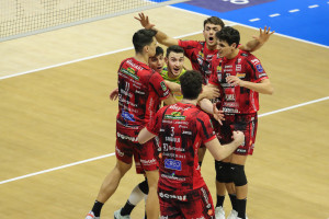 Cucine Lube Civitanova esultanza