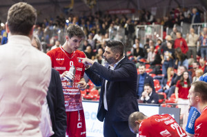 Le indicazioni tecniche di Dante Boninfante a Efe Mandiraci.