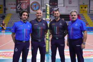 Gli arbitri della gara