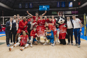 Foto vittoria finale! Piacenza batte Monza per 3 set a 0.
