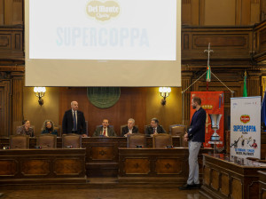 12/02/2026 Del Monte® Supercoppa SuperLega: la conferenza stampa a Trieste (courtesy Comune di Trieste)