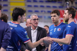 Coach Pagliai a colloquio con i suoi ragazzi