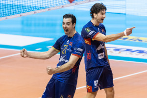 Valkinov e Bartolucci esultano