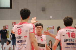 Emanuele Tassoni: intesa coi suoi compagni di squadra