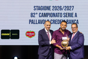 Massimo Righi, Antonio Polimenti (Domotek Reggio Calabria) e Claudio Durigon
