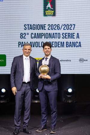 Fabio Fistetto e Andrea Clemente (miglior arbitro Serie A2/A3)