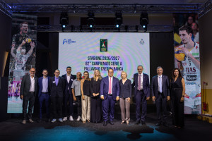 Lo staff della Lega Pallavolo Serie A