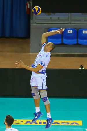 Lo schiacciatore Matteo Paoletti - GoldenPlast Potenza Picena