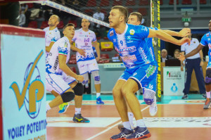 Lo schiacciatore Marco Lucarelli - Aurispa Alessano