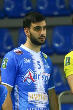 Il palleggiatore Andrea Cordano - Aurispa Alessano