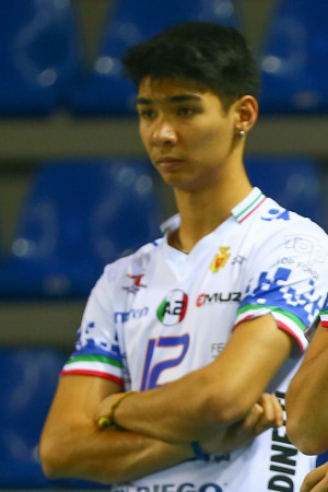 Il palleggiatore Antonio Jun Lavanga - GoldenPlast Potenza Picena