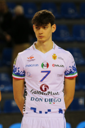 Lo schiacciatore Stefano Ferri - GoldenPlast Potenza Picena