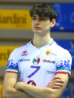 Lo schiacciatore Stefano Ferri - GoldenPlast Potenza Picena