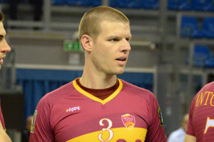 Lo schiacciatore Luca Genna - Roma Volley