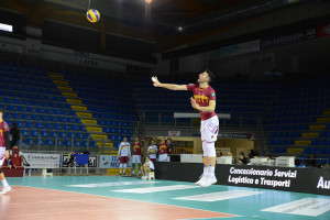Battuta del centrale Federico Antonucci - Roma Volley