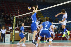 Attacco dello schiacciatore Paolo Luigi di Silvestre - GoldenPlast Potenza Picena