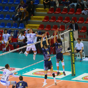 Attacco dello schiacciatore Roberto Pinali - GoldenPlast Potenza Picena