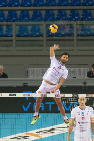 Attacco dello schiacciatore Paolo Luigi DI SILVESTRE - GoldenPlast Civitanova