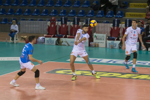 Ricezione dello schiacciatore Paolo Luigi Di Silvestre - GoldenPlast Civitanova 
