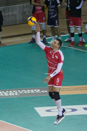 Lo schiacciatore Cristian Casoli - BAM Cuneo