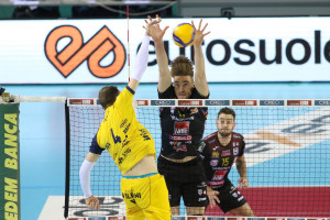 Cucine Lube Civitanova - Opposto Kamil Rychlicki a muro