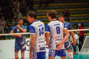 Rainero e Spagnol sotto rete