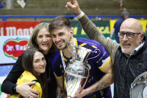Francesco Corrado, schiacciatore di OmiFer Palmi, MVP della finale di Del Monte® Coppa Italia Serie A3