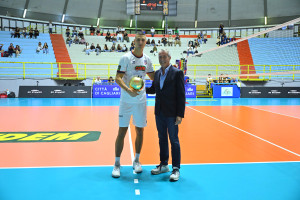 Morgan Biasotto premiato come miglior giocatore U23 della stagione 2024/25 per la Serie A3