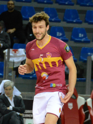 Lo schiacciatore Enrico Zappoli Guarienti - Roma Volley